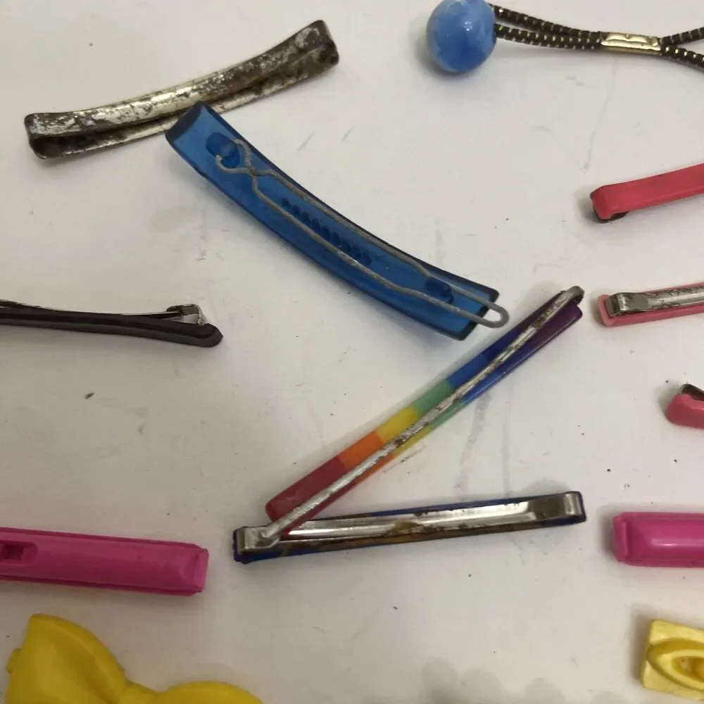 Vtg 1980's Hair Clip GOODY Hair Twin Bead Ponytail Holder 29 Pieces Mixed Lot